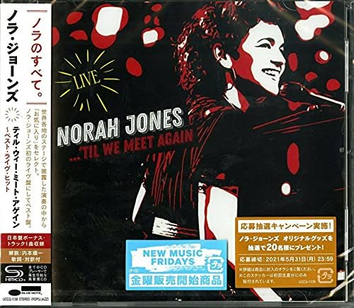 Norah Jones 'Til We Meet Again Best Live Hits Japan Music SHM-CD Bonus Tracks*