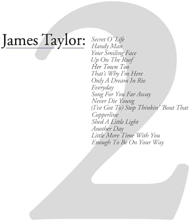 james taylor Greatest Hits Volume 2 Japan Music CD