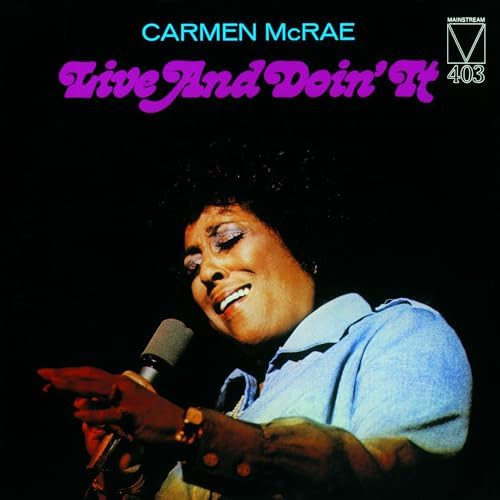 Carmen McRae Live and Doin' It [JAZZ Revolution Discount Edition] Japan Music CD