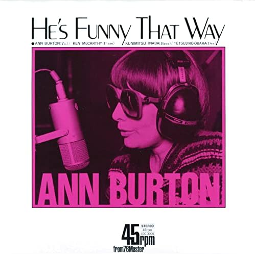 Anne Burton He's Funny That Way Japan Music CD