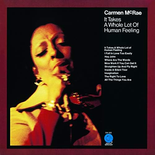 Carmen McRae It Takes a Whole Lot of Feeling Japan Music CD