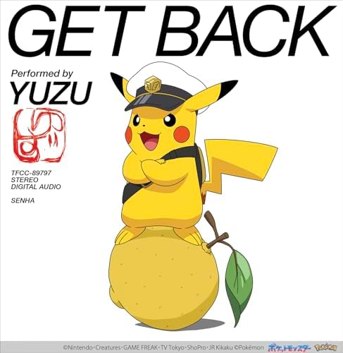 Yuzu GET BACK (Limited Edition) Pokemon Horizons: Mega Voltage Japan Music CD