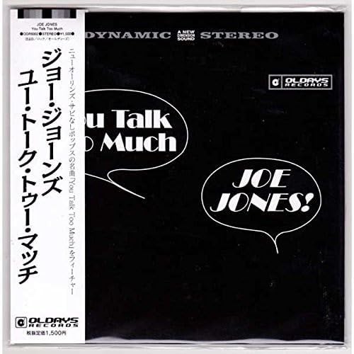 Joe Jones You Talk To Match Japan Music CD