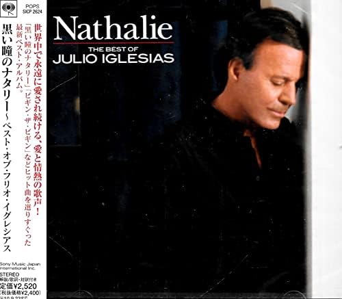 Julio Iglesias Natalie with Black Eyes Best of Julio Iglesias Japan Music CD