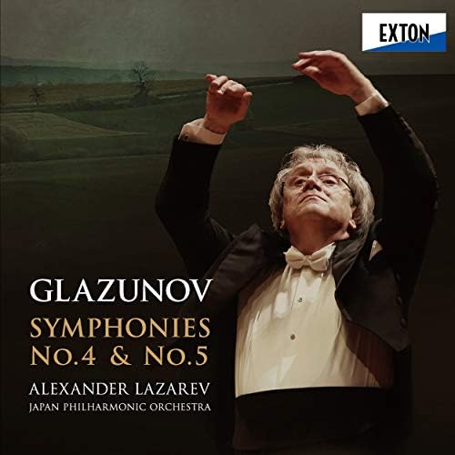 Alexander Lazarev (c Glazunov: Symphonies No. 4 & 5 Japan Music CD