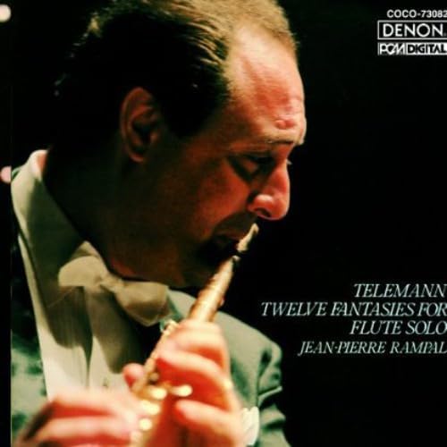 Rampal (Jean-Pierre) Telemann: 12 Fantasias for solo flute Japan Music CD