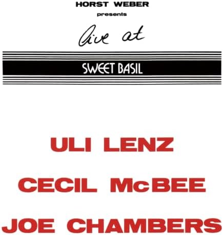 Uli Lenz, Cecil McBee, Joe Cha Live at Sweet Basil Japan Music CD