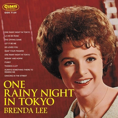 Brenda Lee One Rainy Night in Tokyo Japan Music CD Bonus Tracks