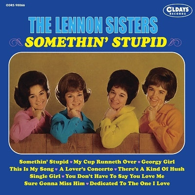 The Lennon Sisters SOMETHIN' STUPID Japan Music CD Bonus Track