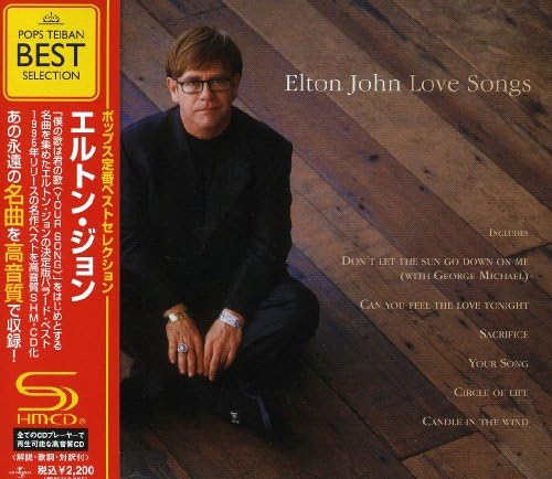 Elton John LOVE SONGS Japan Music CD