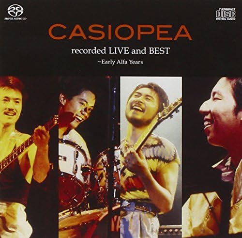 CASIOPEA recorded LIVE and BEST~Early Alfa Years Japan Music CD