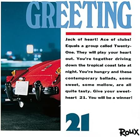 21 GREETING+2 [City Pop Masterpiece Selection] Japan Music CD