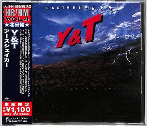 Y&T Earth Shaker (Limited Edition) Japan Music CD