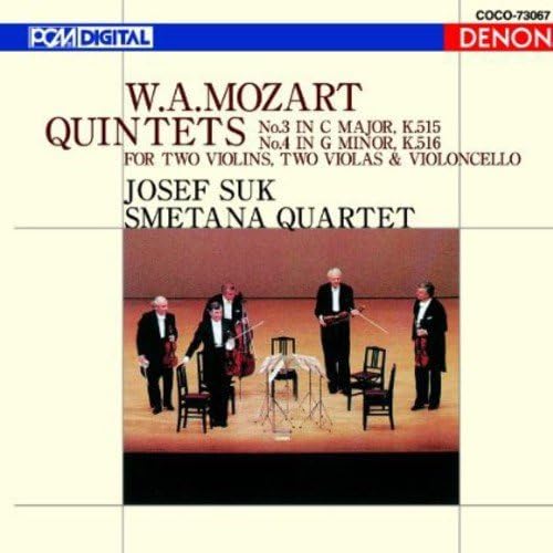 Smetana Quartet, Sou Mozart: String Quintet No. 3 and No. 4 Japan Music CD