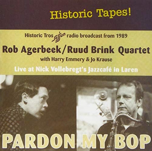 Rob Afflebeek, Lud Brink Quartet Pardon My Bop (Limited Edition) Japan Music CD