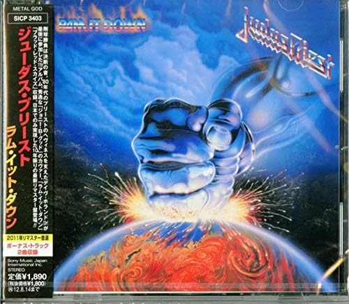 Judas Priest Ram It Down Japan Music CD Bonus Tracks