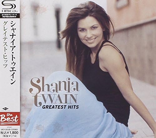Shania Twain greatest hits Japan Music CD