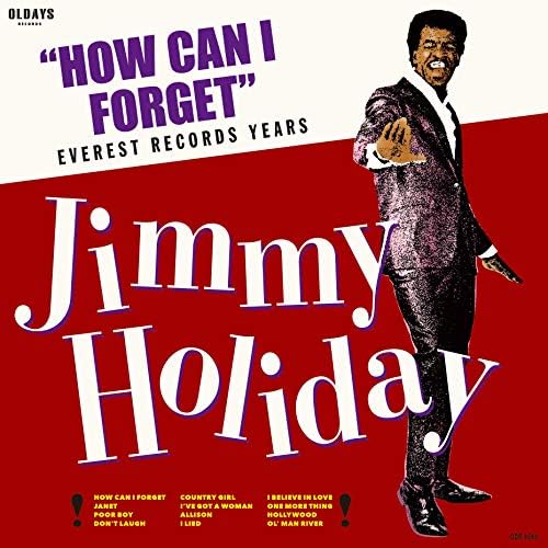 Jimmy Holiday How Can I Forget - Everest Record Years Japan Music CD
