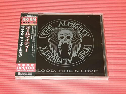 The Almighty Blood, Fire & Love (Limited Edition) Japan Music CD