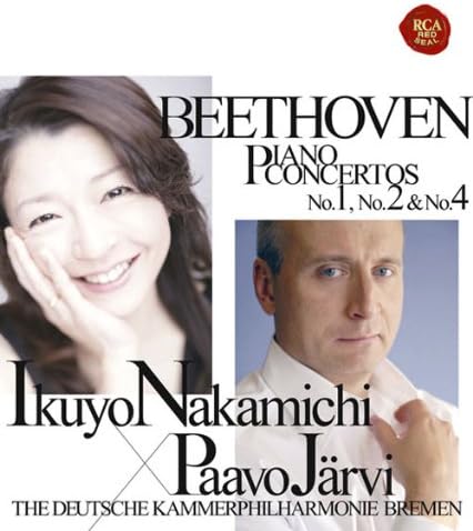Ikuyo Nakamichi Beethoven: Piano Concerto No. 1 & No. 2 & No. 4 Japan Music CD