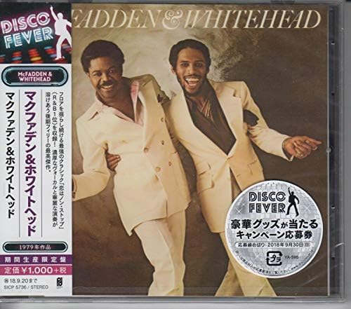 McFadden & Whitehead McFadden & Whitehead (limited edition) Japan Music CD