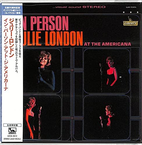 Julie London In Person at the Americana (Limited Edition) Japan Music CD^