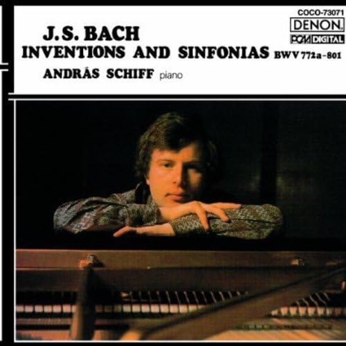 Schiff (Andras) Bach: Inventions and Sinfonia Japan Music CD