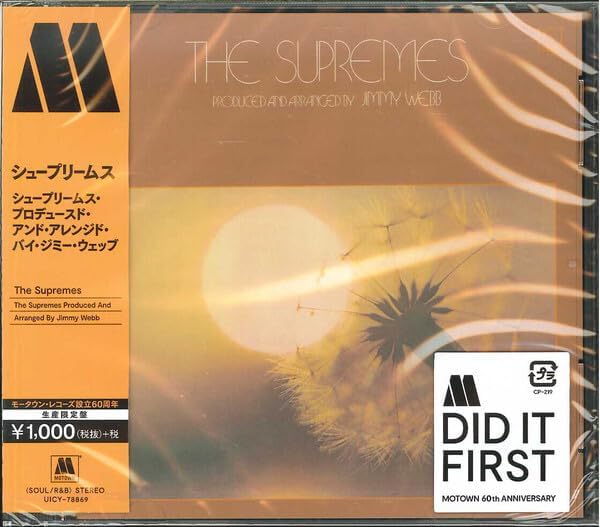 Diana Ross & The Supremes Supremes Produced and Arranged by Jimmy Webb Japan CD