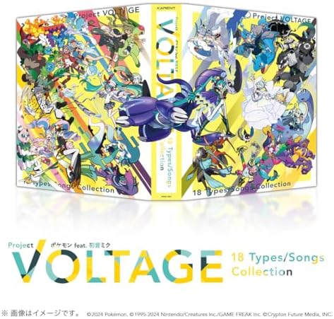 Pokemon feat. Hatsune Miku Project VOLTAGE 18 Types/Songs Collection Japan CD