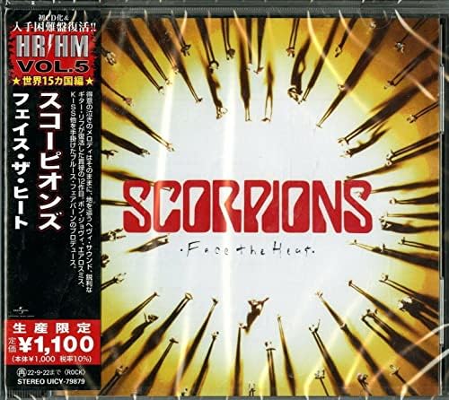 Scorpions Face the Heat Japan Music CD Bonus Tracks
