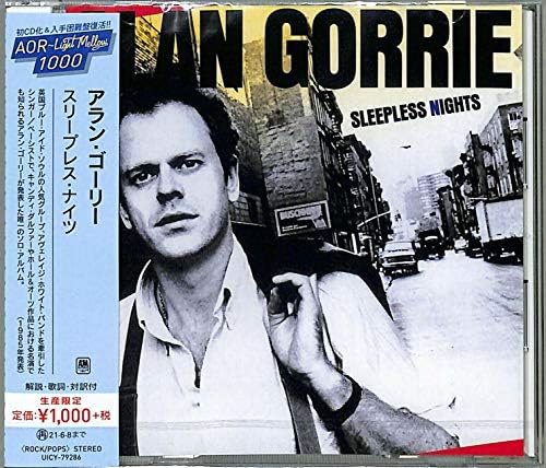 Alan Gorey Sleepless Nights (Limited Edition) Japan Music CD
