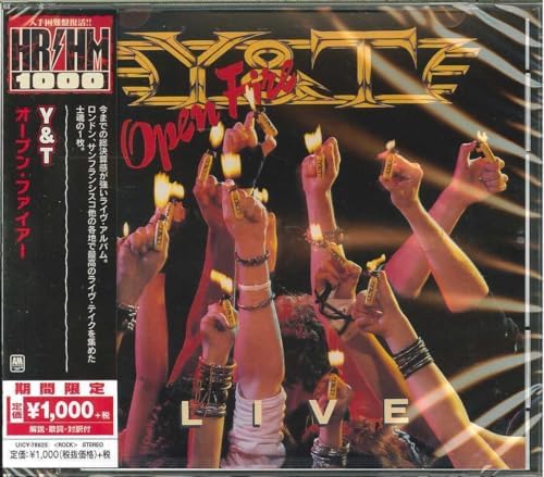 Y&T open fire Japan Music CD