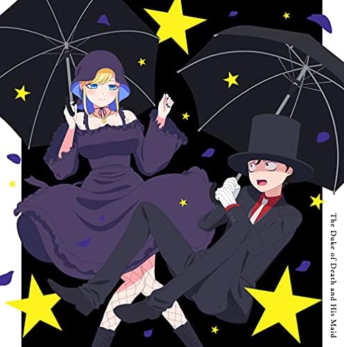 Full moon and silhouette night TV anime "Shinigami Boy and Black Maid" OP & ED t