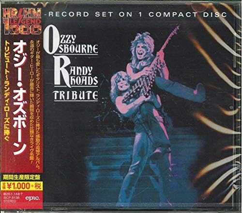 Ozzy Osbourne Tribute to Randy Rhoads (Limited Edition) Japan Music CD