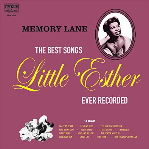 Little Esther Memory Lane Japan Music CD