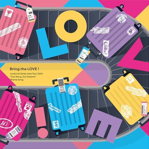 LoveLive! Series Asia Tour 2024 theme song CD Bring the LOVE Japan Music CD