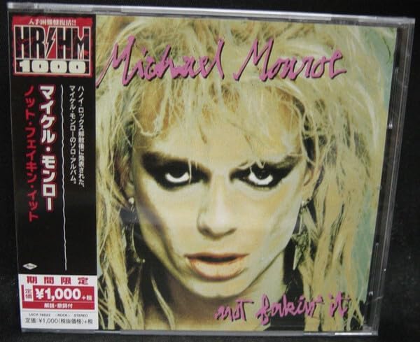 Michael Monroe Not Fakin' It Japan Music CD