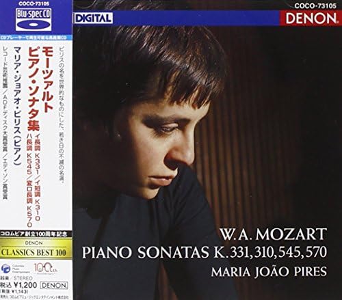 Piris (Maria Joao),  Mozart: Piano sonata selections (all 4 pieces) Japan Music