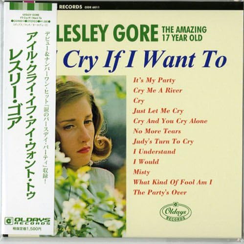 Lesley Gore I'll Cry If I Want To Japan Music CD