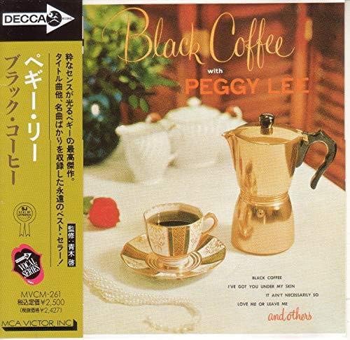 Peggy Lee Black Coffee Japan Music CD