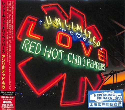 Red Hot Chili Peppers Unlimited Love Bonus Track Japan Music CD John Frusciante