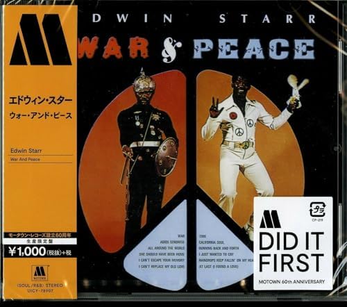 Edwin Starr War and Peace Japan Music CD