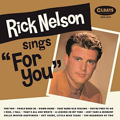 Rick Nelson Rick Nelson Sings for You Japan Music CD bonus track