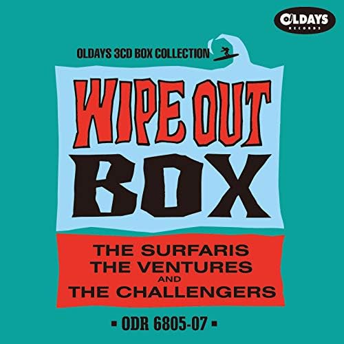 The Surfaris, The Ventures, The Challengers Wipe Out Box (3CD) Japan Music CD^