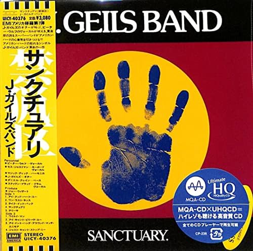 J. Giles Band Sanctuary +2 (Limited Edition) (UHQCD (MQA)) Japan Music CD