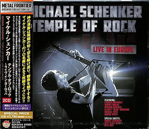 Michael Schenker Temple of Rock - Live in Europe Japan Music CD