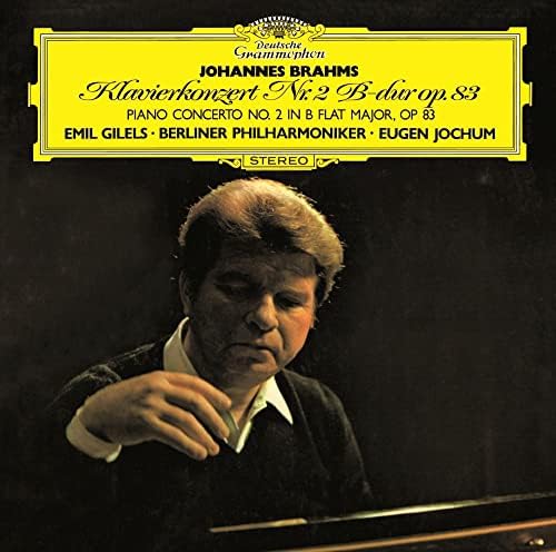 Emil Gilels Brahms: Piano Concerto No.2, Fantasy (SHM-CD) Japan Music CD