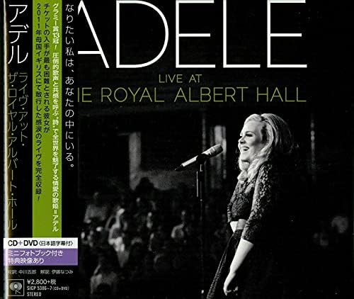 Adele Live at the Royal Albert Hall [CD+DVD] Japan Music CD