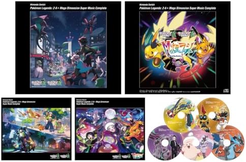 Pokemon LEGENDS Z-A + Mega Dimension Rush Super Music Complete Japan Music CD^