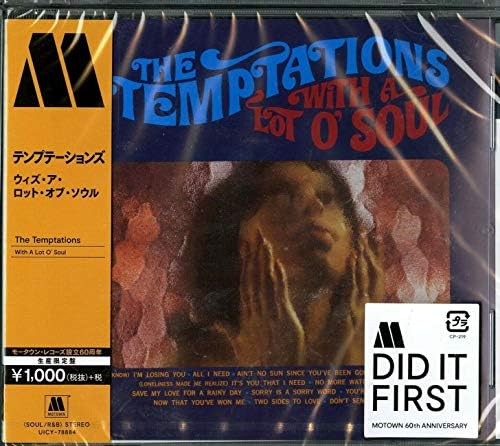 The Temptations With a Lot of Soul Japan Music CD